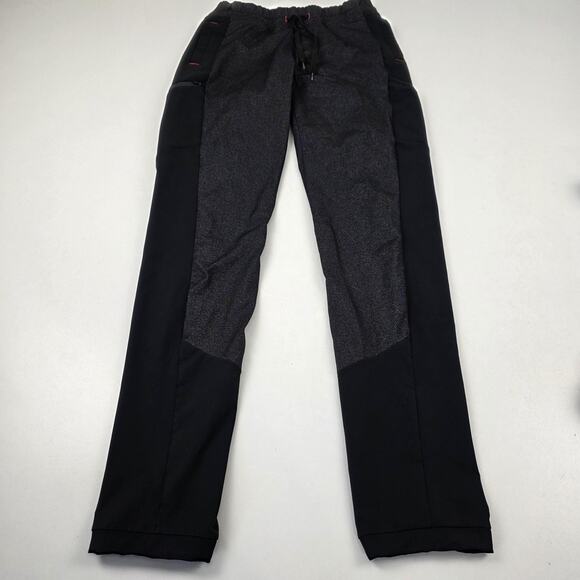 Title Nine Pants Womens Small Black Gray Joggers Zip Pockets Drawstring Athletic - Picture 1 of 12